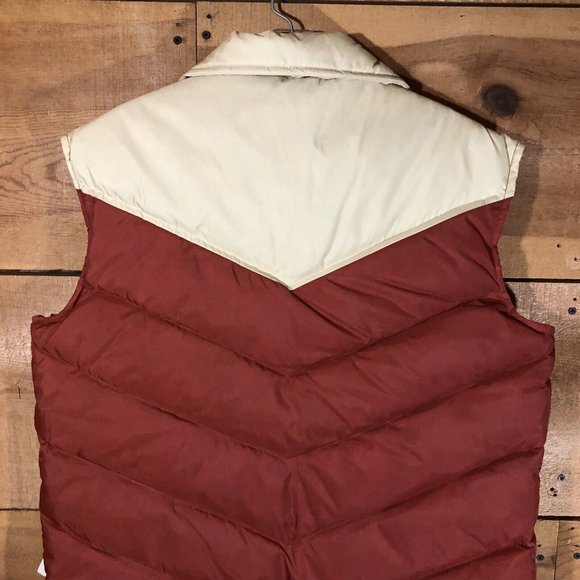 NEW Vintage B.O.G 50% Down 50% Feathers Vest Mens Size Medium Snap Button Up - Picture 10 of 11